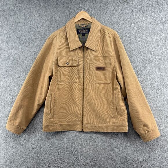 PENDLETON MEN'S HOWIE CANVAS TRUCKER JACKET Size LARGE - Picture 1 of 14